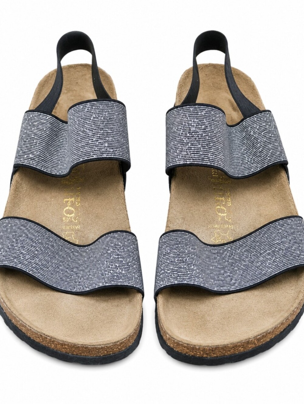 Birkenstock Papillio Caterina Sandals Women’s Size 6 Black Shimmer Slingback
